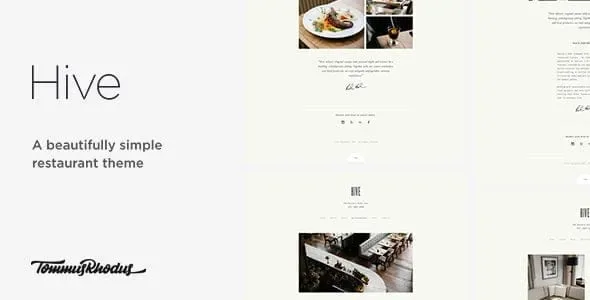 Hive – Restaurant & Cafe WordPress Theme product artwork
