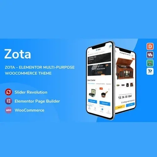 Zota – Elementor Multi-Purpose WooCommerce Theme product artwork