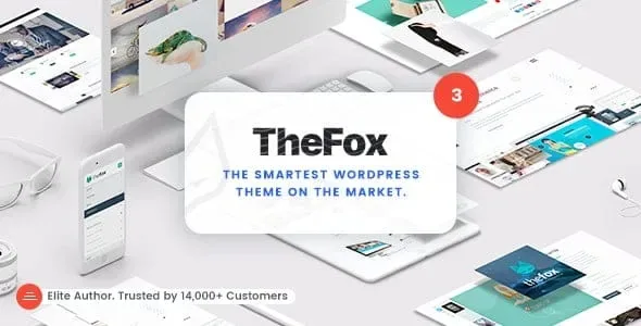 TheFox – Responsive Multi-Purpose WordPress Theme product artwork
