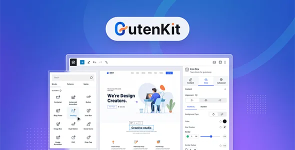 GutenKit Blocks Pro product artwork