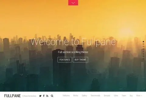 Themify Fullpane Premium WordPress Theme product artwork
