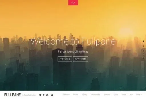 Themify Fullpane Premium WordPress Theme product artwork