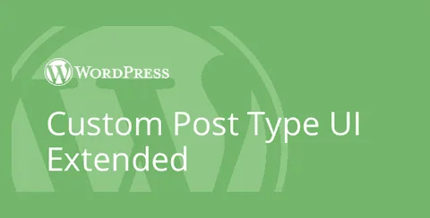 Custom Post Type UI Extended product artwork