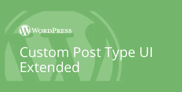 Custom Post Type UI Extended product artwork