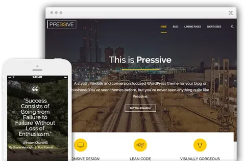 Thrive Pressive Theme product artwork