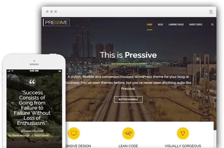 Thrive Pressive Theme product artwork