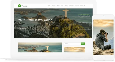 Traveler WordPress Theme product artwork