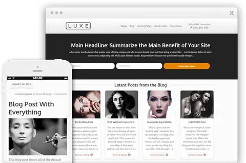 Thrive Luxe Theme product artwork