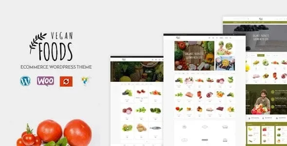 Vegan Food – Organic Store Responsive WooCommerce WordPress Theme product artwork