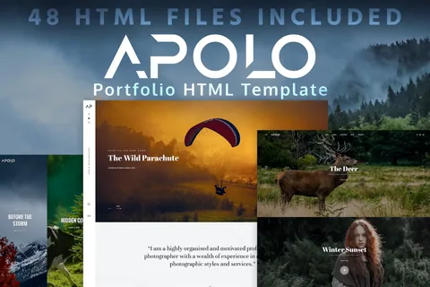 APOLO – Portfolio HTML Template product artwork