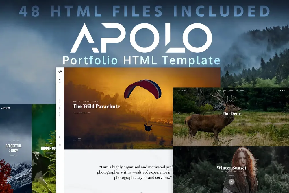 APOLO – Portfolio HTML Template product artwork