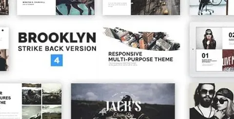 Brooklyn – Creative Multipurpose Responsive WordPress Theme product artwork