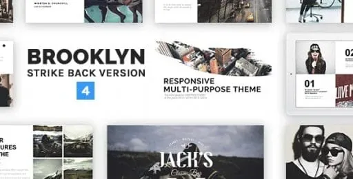 Brooklyn – Creative Multipurpose Responsive WordPress Theme product artwork