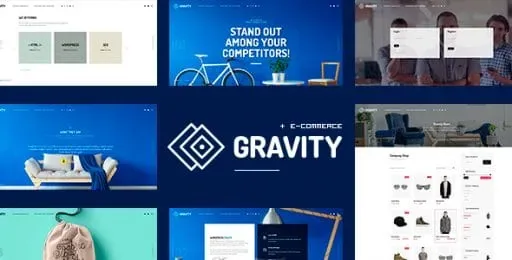 Gravity – ECommerce, Agency & Presentation Theme product artwork