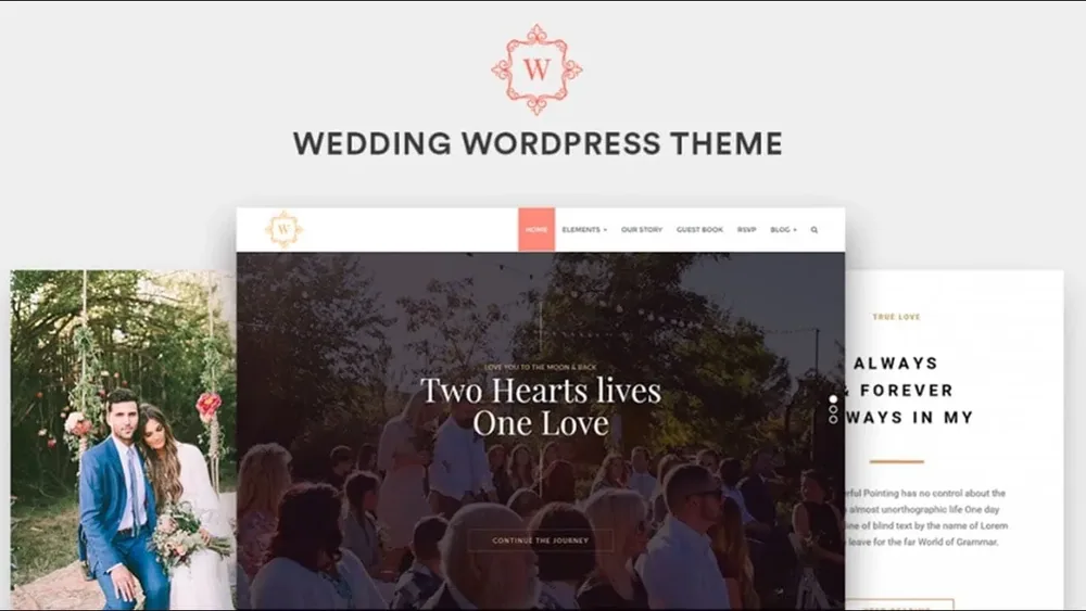 Wedding WordPress Theme product artwork