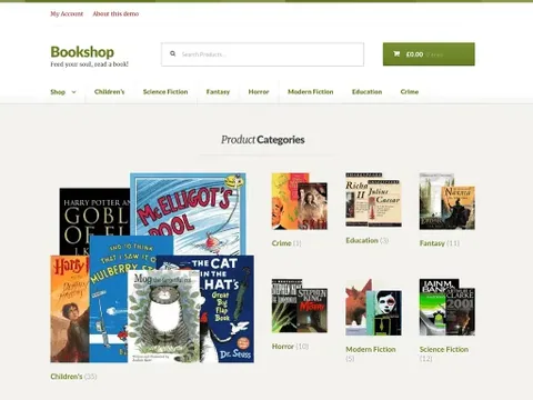 Bookshop Storefront Theme product artwork