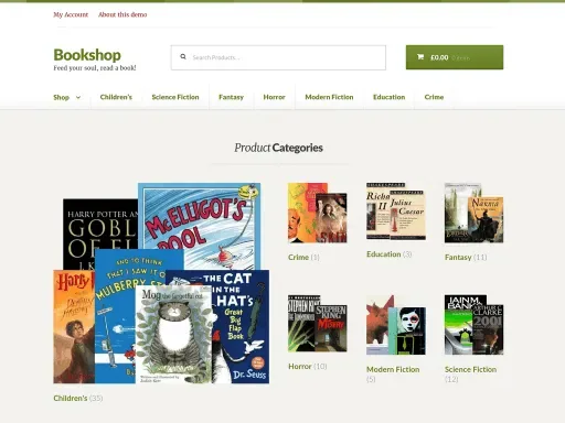 Bookshop Storefront Theme product artwork