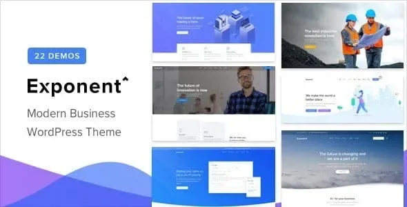 Exponent – Modern Multi-Purpose Business WordPress Theme product artwork