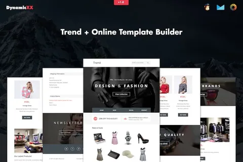 Trend – Responsive Fashion Email + Online Builder product artwork