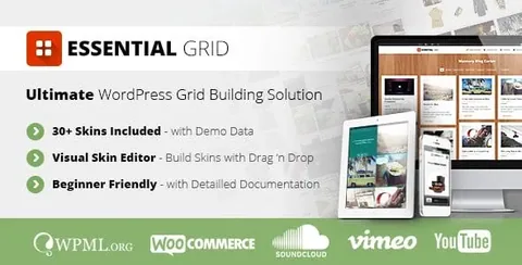 Essential Grid Gallery WordPress Plugin product artwork