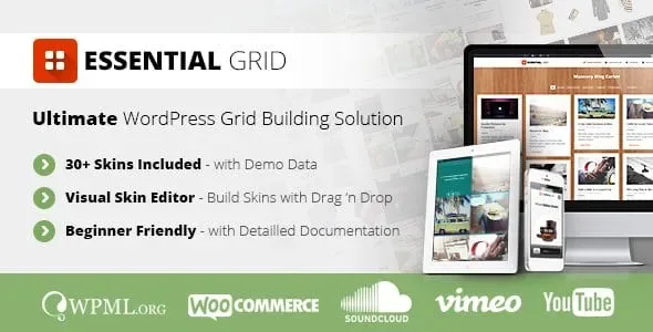 Essential Grid Gallery WordPress Plugin product artwork