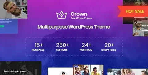 Crown – Multi Purpose WordPress Theme product artwork