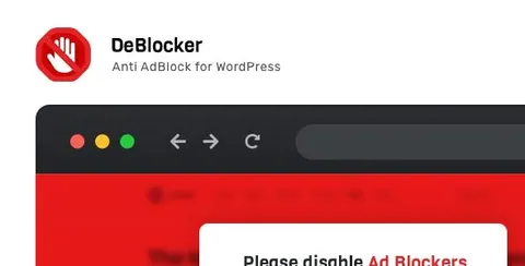 DeBlocker – Anti AdBlock for WordPress product artwork