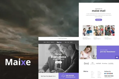 Maixe Mail- Responsive E-mail Template product artwork