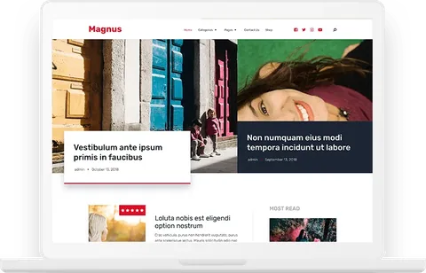 MyThemeShop Magnus WordPress Theme product artwork