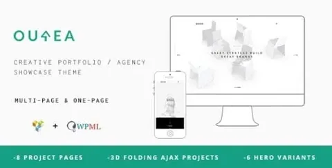 Ourea – Creative Portfolio / Agency WP Theme product artwork