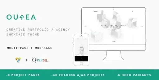 Ourea – Creative Portfolio / Agency WP Theme product artwork