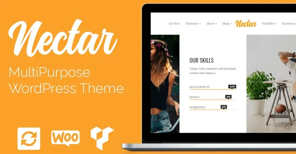 Nectar WordPress Theme product artwork