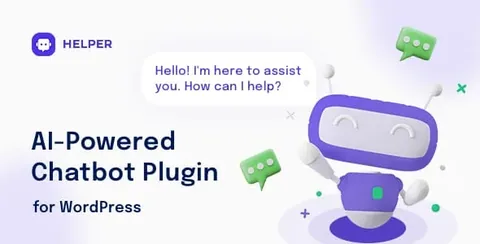Helper OpenAI Chatbot for WordPress product artwork
