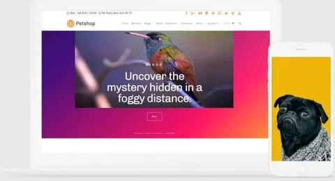 Petshop WordPress Theme product artwork