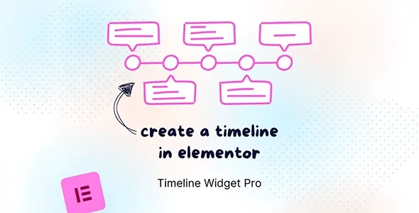 Timeline Widget Pro For Elementor product artwork