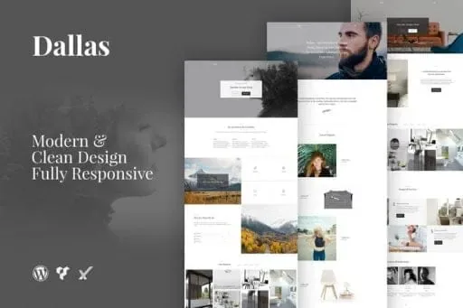 Dallas – Minimal Portfolio & Business Theme product artwork
