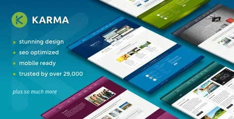 Karma – Responsive WordPress Theme product artwork