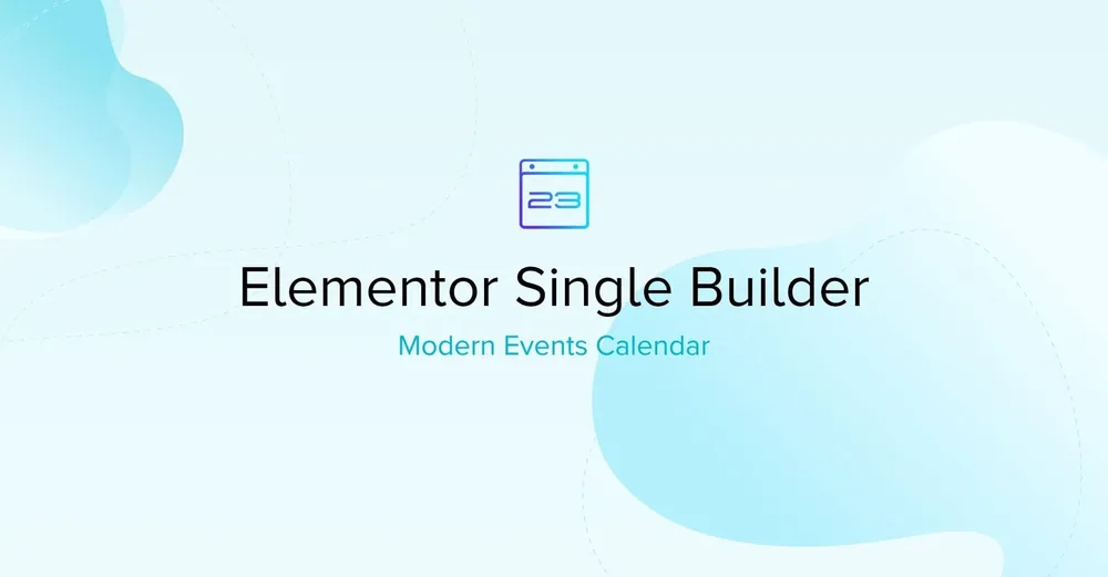 Elementor Single Builder for MEC product artwork