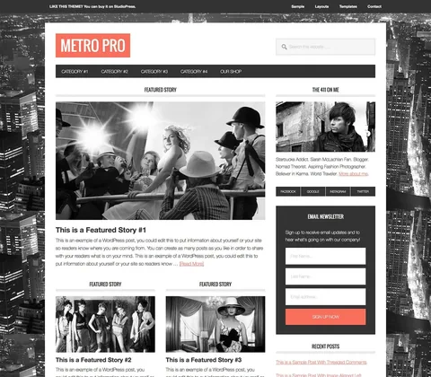 Metro Pro Theme product artwork