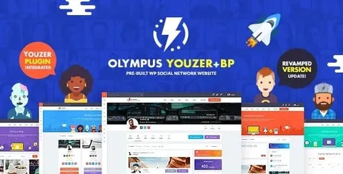 Olympus – Powerful BuddyPress Theme for Social Networking product artwork