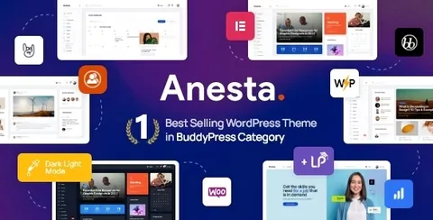 Anesta – Intranet, Extranet, Community and BuddyPress WordPress Theme product artwork