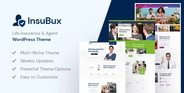 Insubux – Insurance Company WordPress Theme product artwork