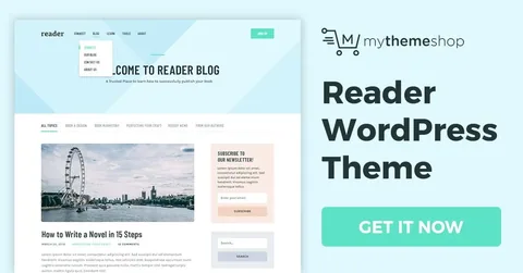 MyThemeShop Reader WordPress Theme product artwork