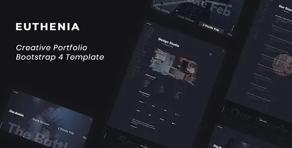 Euthenia – Creative Portfolio WordPress Theme product artwork