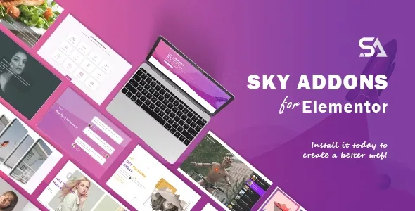 Sky Addons for Elementor product artwork