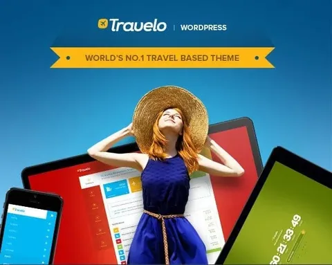 Travelo – Travel/Tour Booking Responsive WordPress Theme product artwork