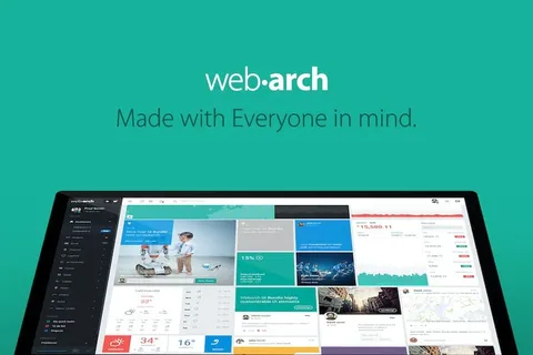 Webarch – Responsive Admin Dashboard Template product artwork