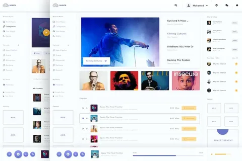 Montu – Admin For Social Music Sharing Platform product artwork