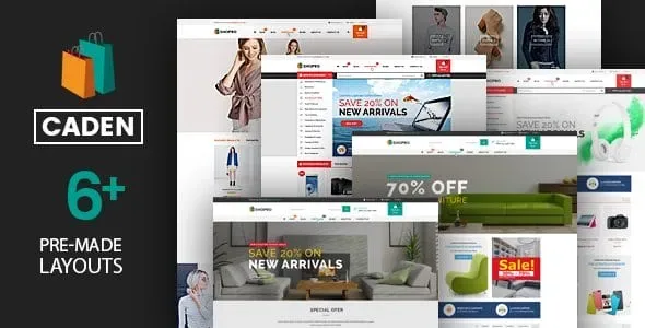 Caden – Mega Store Responsive WordPress Theme product artwork