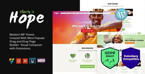 Hope – Non-Profit, Charity & Donations Theme product artwork